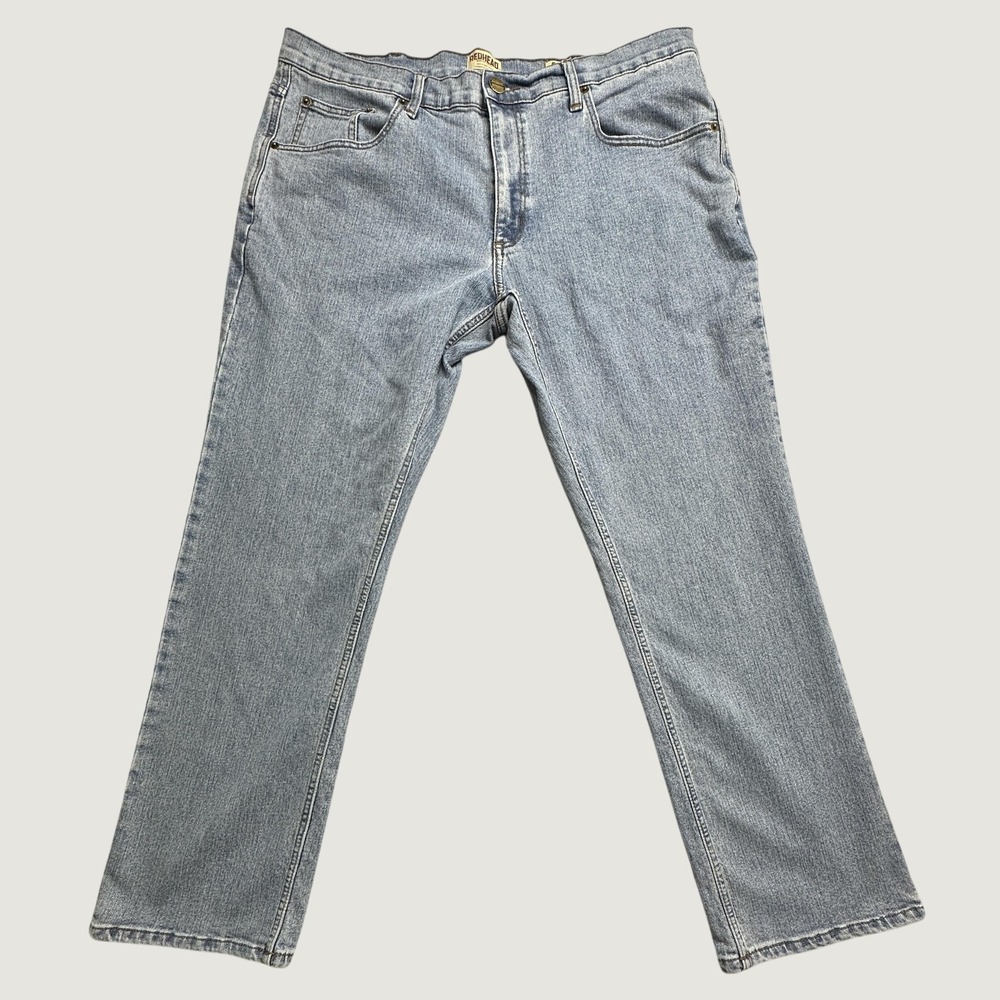 RedHead Jeans Men 38x32 (39x30) Blue 19 P031 LA Straight Leg Stretch Denim Pants